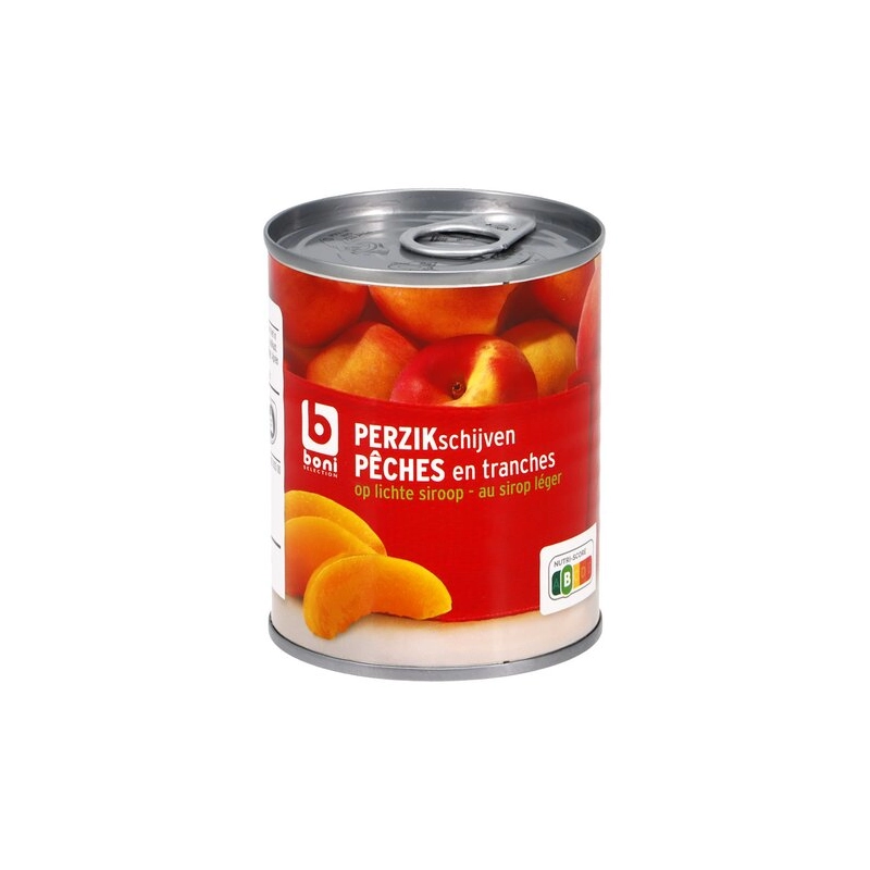 BONI Sliced ​​Peaches Canned Syrup 220g