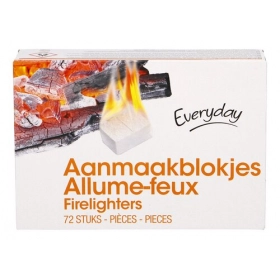 EVERYDAY Allume-feu Blocs 72 pièces