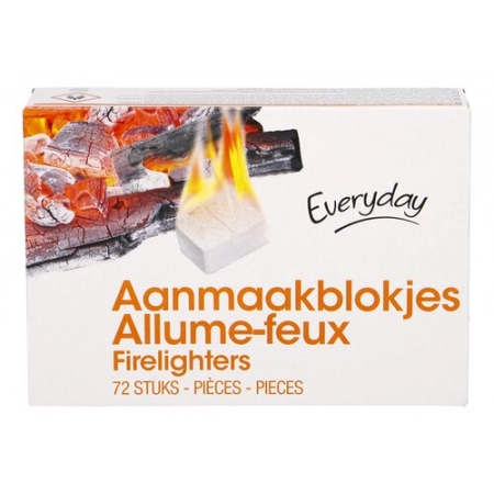 EVERYDAY Allume-feu Blocs 72 pièces