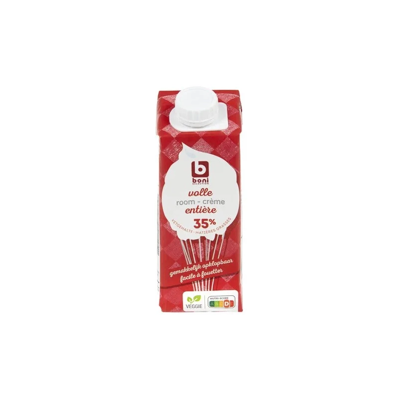 BONI Crème Entière 35%mg Brique 25cl