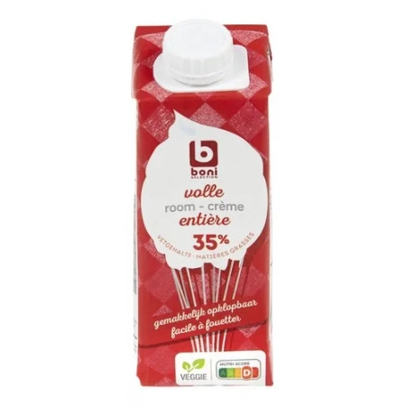 BONI Crème Entière 35%mg Brique 25cl