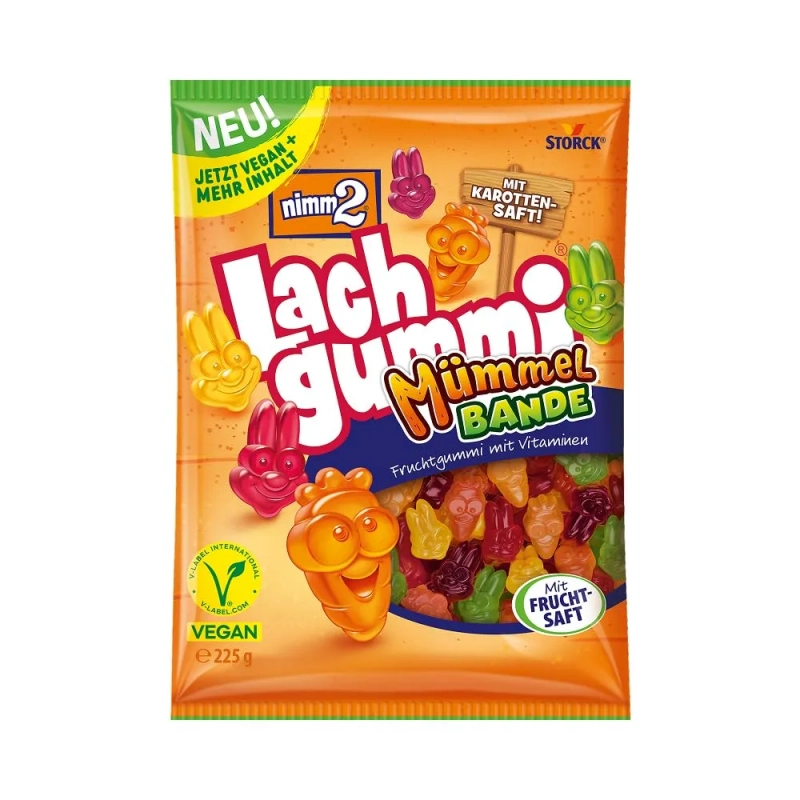 Nimm2 Lachgummi Mümmel Strip 225g