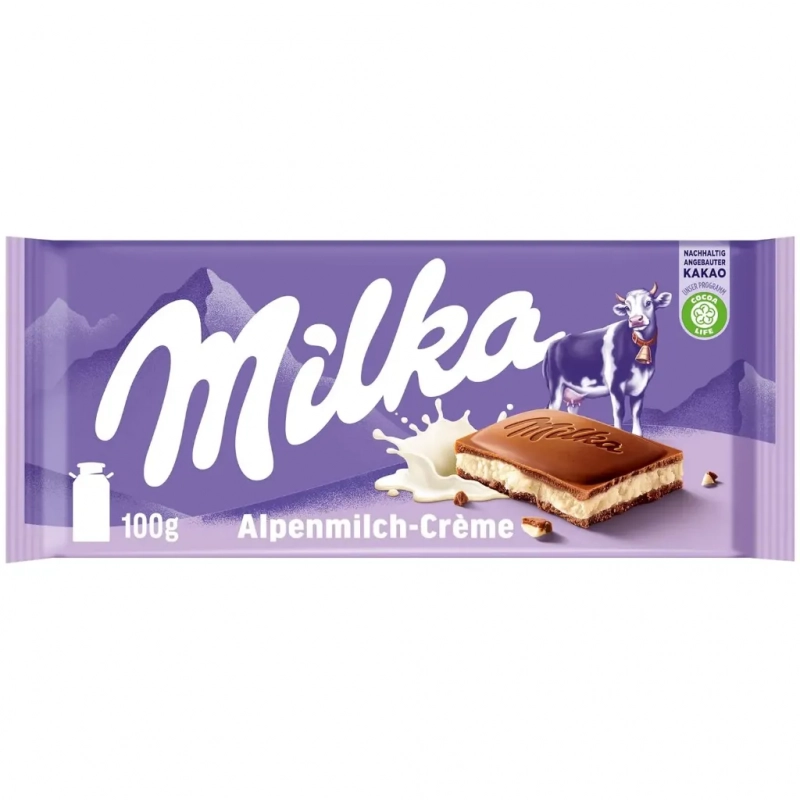 MILKA Chocolat Alpenmilch-Crème 100g