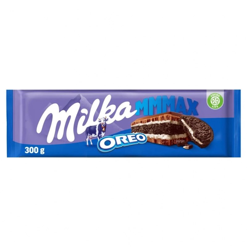 Milka Mmmax Chocolat au lait Oreo biscuits 300g