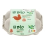 BONI Bio Oeufs de poules élevées en plein air L 6 pièces