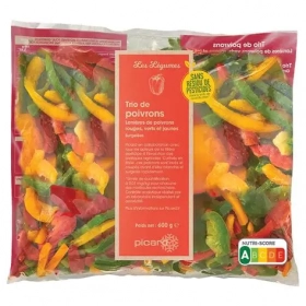 FRESH - Trio de poivrons en lanières 600g