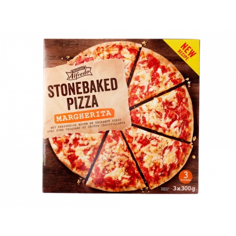 ALFREDO Stonebaked Pizza Margherita 3x300g