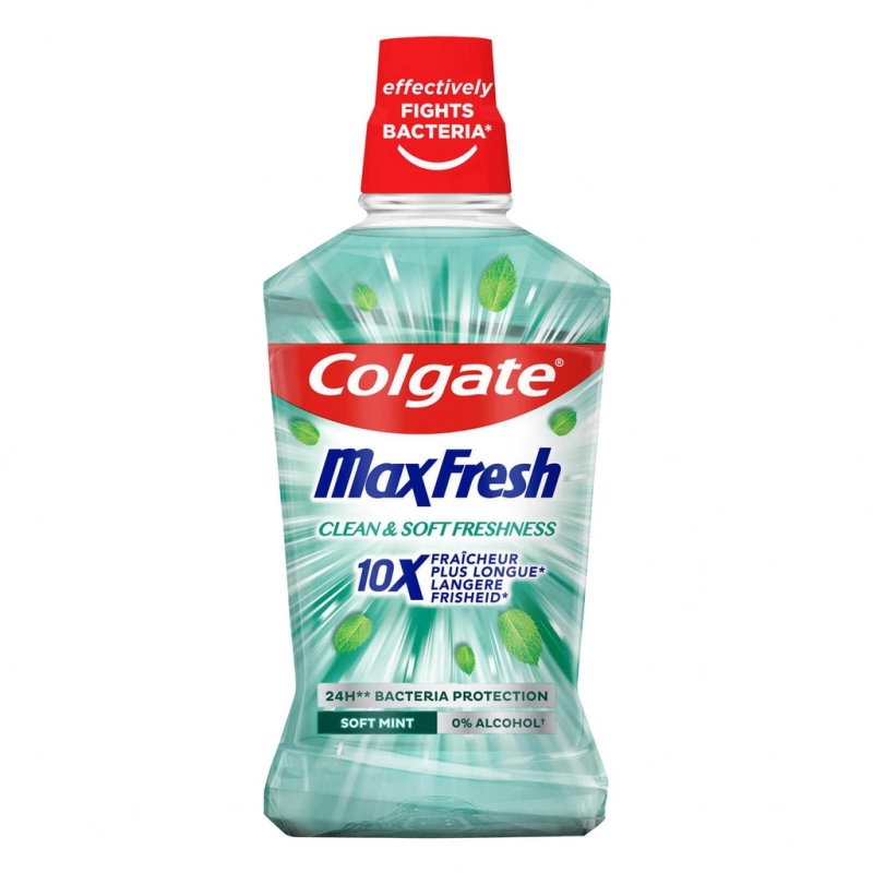 Colgate Max Fresh Soft Mint mouthwash 500ml