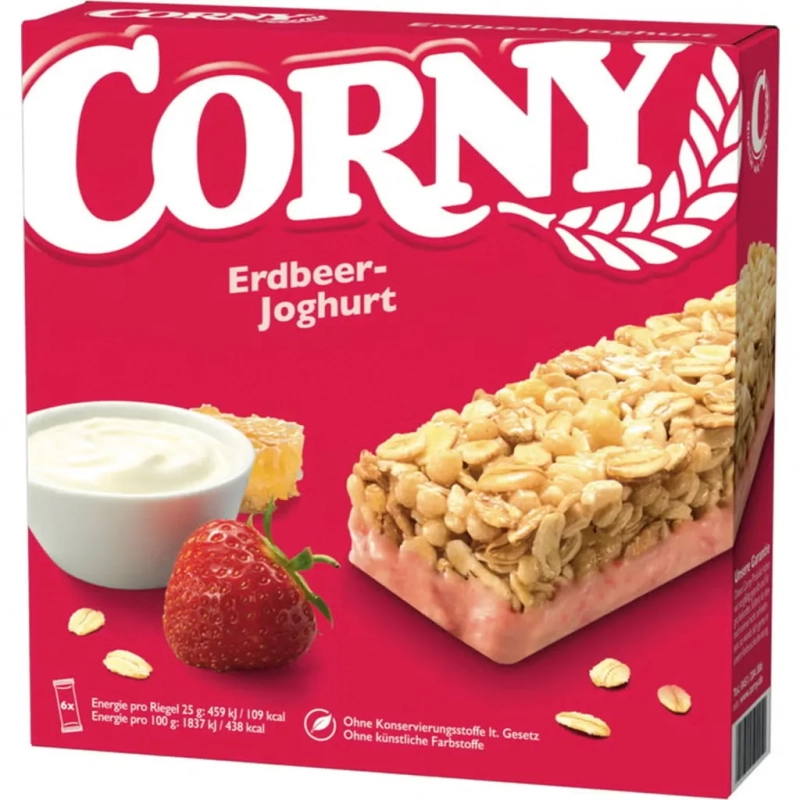 CORNY Muesli Barre Yaourt aux Fraises 150g