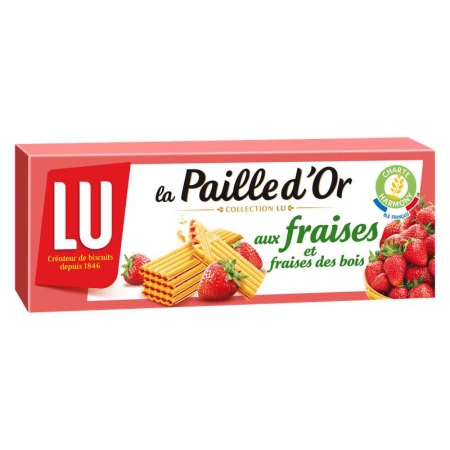LU Paille d'or aux fraises et fraises des bois 170g