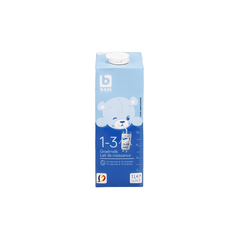 BONI Lait de croissance 1-3 ans brique 1L