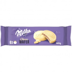 MILKA Choco Wafer Chocolat blanc 150g