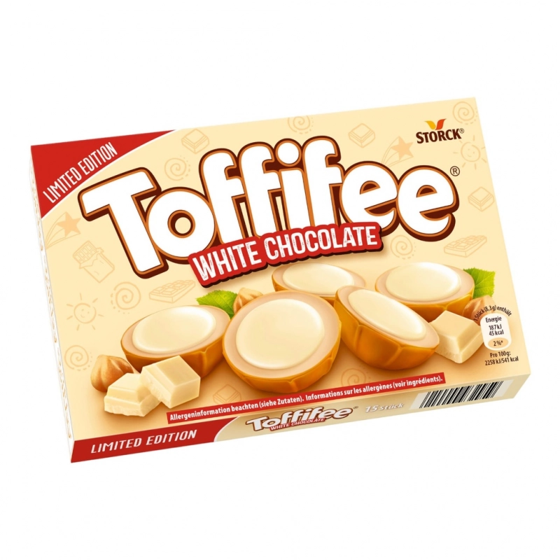 Bombons de Chocolate Branco TOFFIFEE 125g