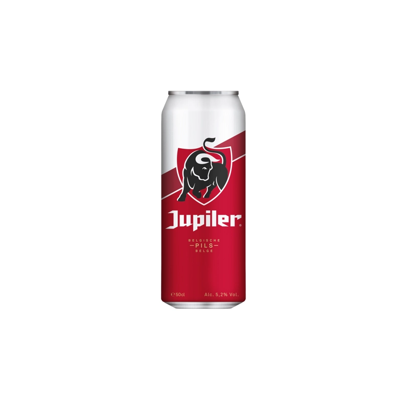 Jupiler pils beer 5.2% can 50cl
