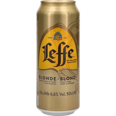 LEFFE Bière Abbaye Blonde 6,6% vol 50cl