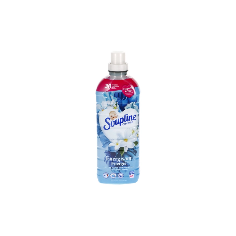 Soupline Énergie 60 doses Jasmin & Fleurs Blanches 1,28L