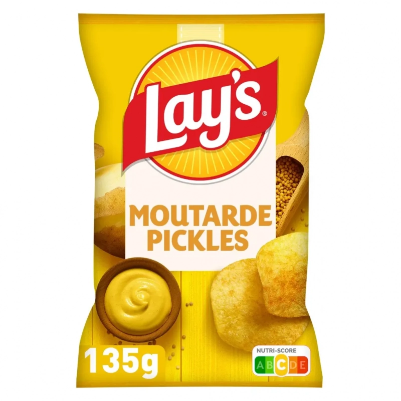 Lay's Chips Moutarde Pickles 135g