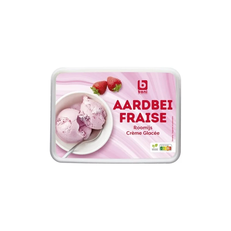 BONI Glace fraise 1L