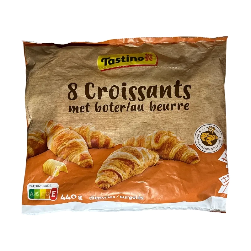 TASTINO Croissants au beurre 8 pièces 440g