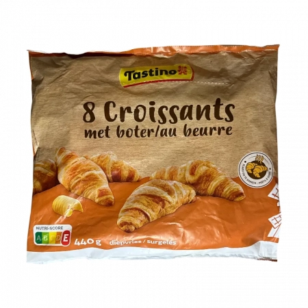 TASTINO Croissants au beurre 8 pièces 440g