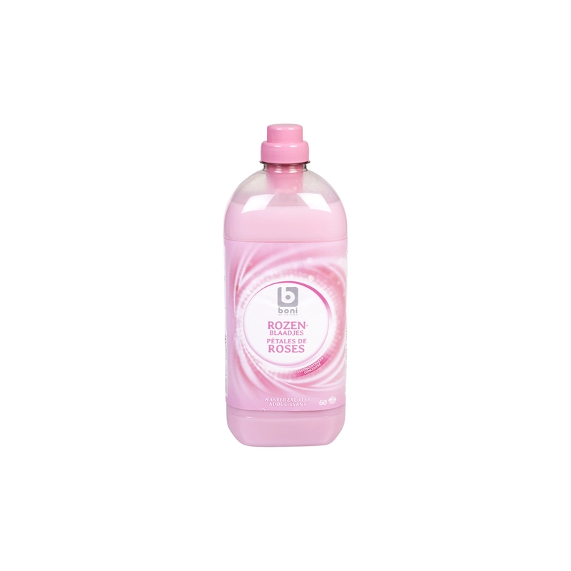 BONI Adoucissant Pétales de Rose 1,5L - Jusquà 60 Lavages