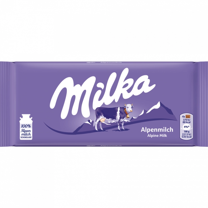 MILKA Chocolat au lait Alpes 90g