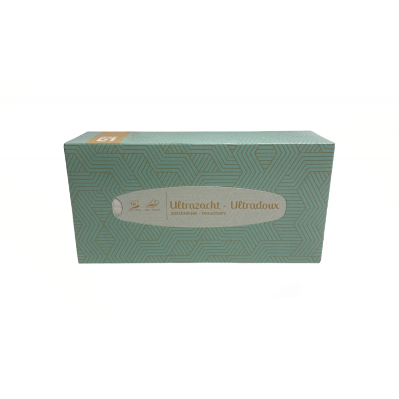 Boni Ultrasoft Tissues 100 sheets, 3 thickness, green box