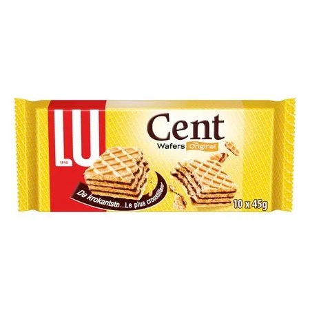 LU Cent Wafers Chocolat Gaufrettes 10x45g