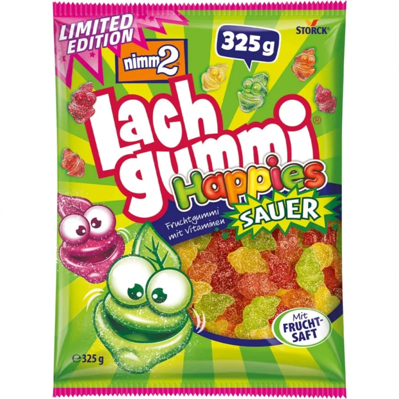 nimm2 Lachgummi Happies Sauer 325g