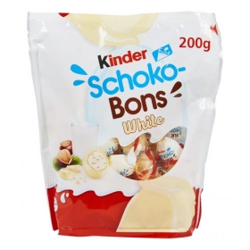 KINDER schokobons white 200g