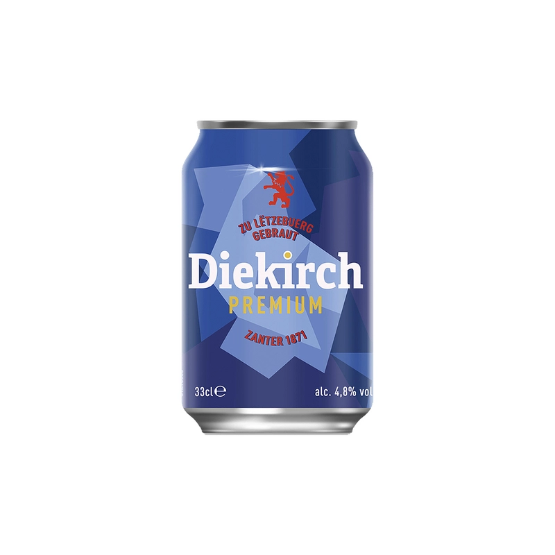 DIEKIRCH Premium bière 4,8% canette 33cl