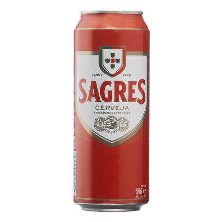 SAGRES Bière Pils 5% vol 50cl