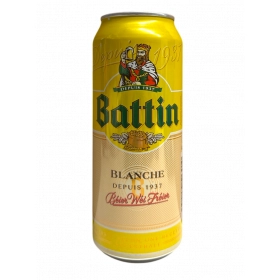 BATTIN Blanche 4,8 % vol canette 50cl
