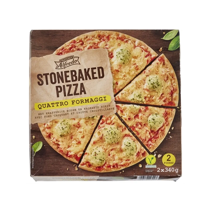 ALFREDO Stonebaked Pizza 4 fromages 2x340g