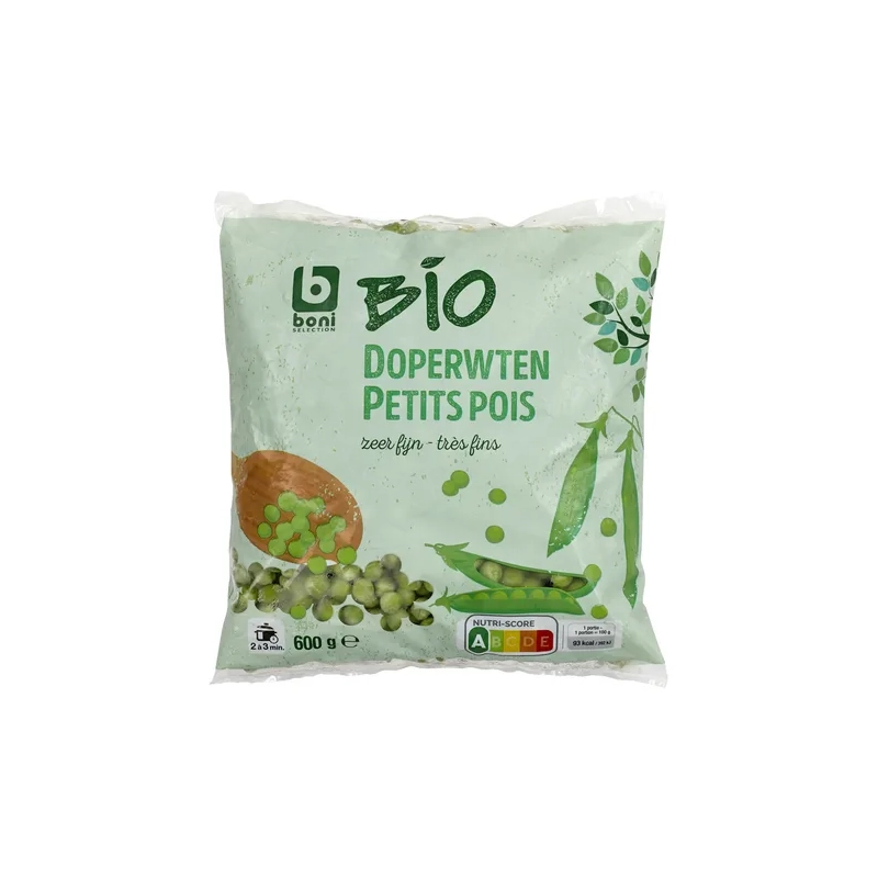 BONI BIO Petits pois 600g