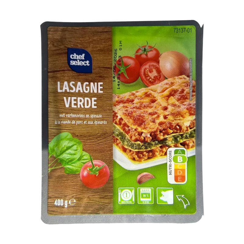 CHEF SELECT Lasagna Verde with pork and spinach 400g