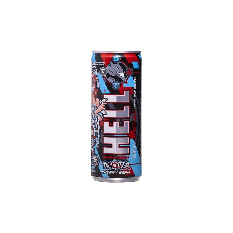 HELL Energy Drink Nova Cherry Beam 25cl