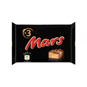 MARS Milk chocolate and caramel bars 135g