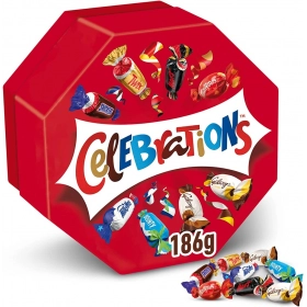 Celebrations Gift box assorted mini chocolates 186g