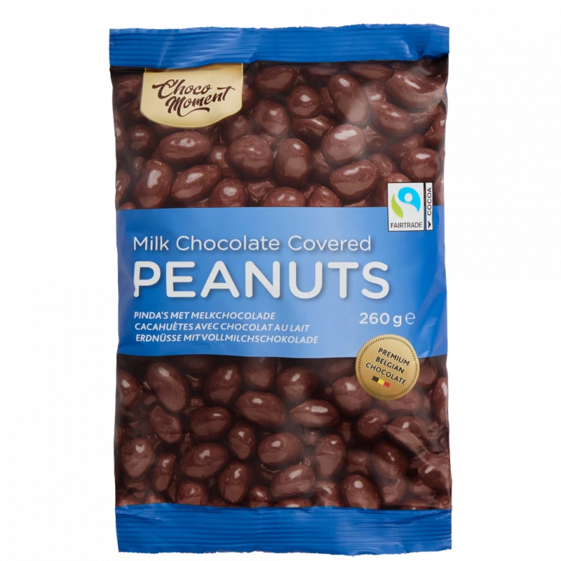 Choco Moment - Cacahuètes chocolat au lait 260g