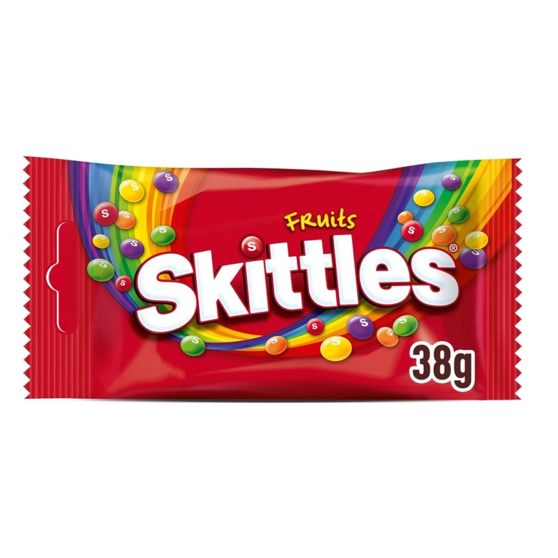 Skittles Crazy Fruits, bonbons aux fruits 38g