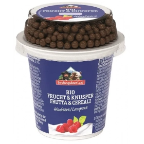 BERCHTESGADENER Yaourt Framboise et Boule de Chocolat 150g