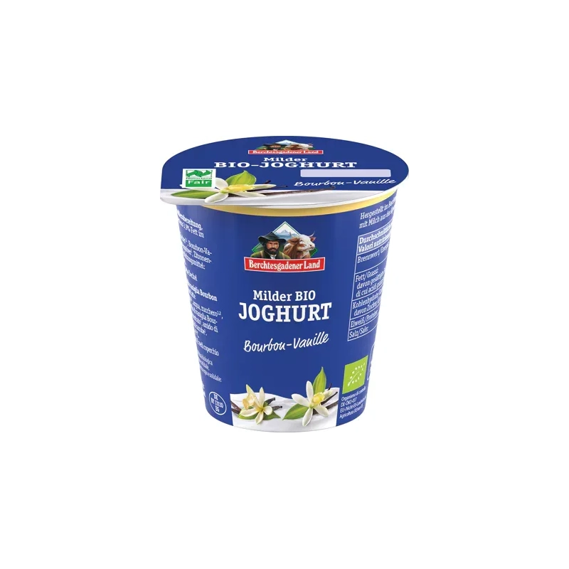 BERCHTESGADENER Yaourt Vanille Bio 150g