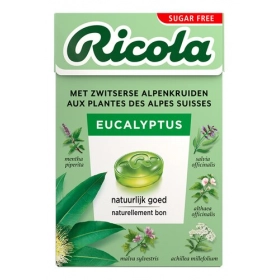 RICOLA bonbon eucalyptus sans sucre 50g