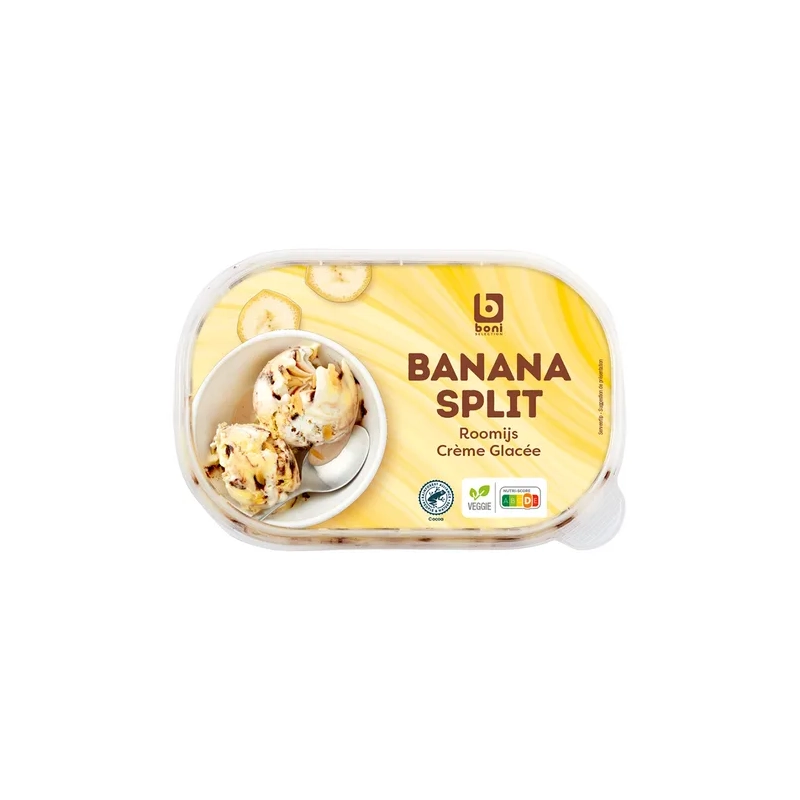 BONI Glace Banana split 900ml