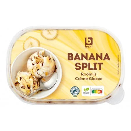BONI Glace Banana split 900ml