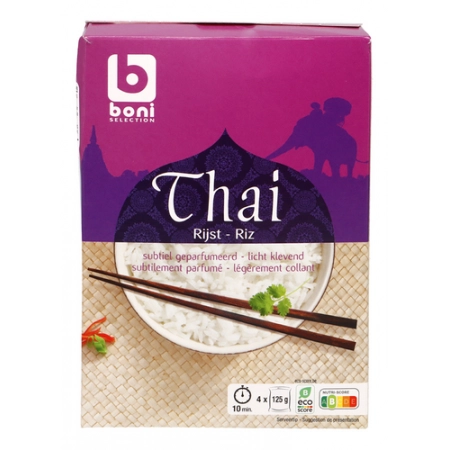 BONI riz thaï sachets cuisson 4x125g