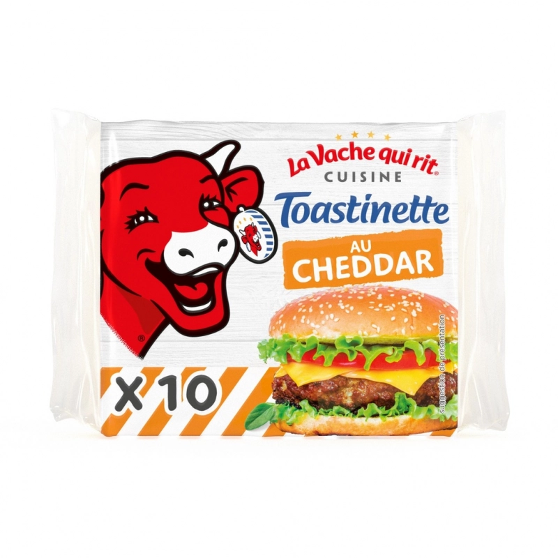 La Vache qui rit - 10x Toastinette au Cheddar 200g