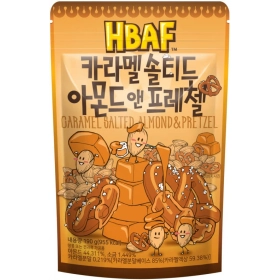 HBAF Caramel salted almond & pretzel 120g