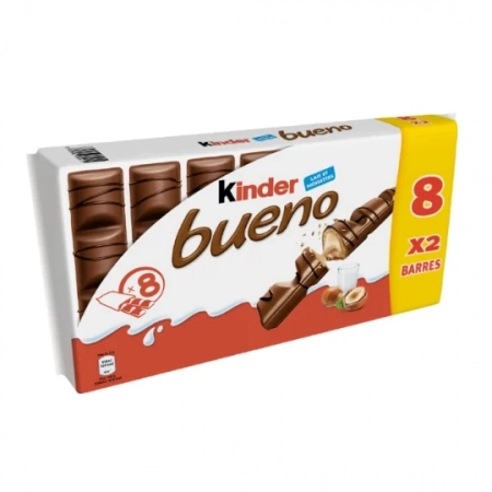KINDER Bueno Barres Chocolatées au lait 8x43g
